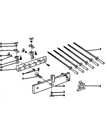 Optional shishkabob complete kit