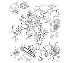Craftsman 13196712 steering assembly and grill diagram