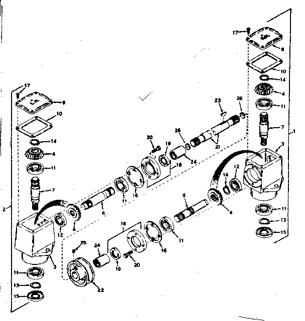 Right angle drive - right and left hand