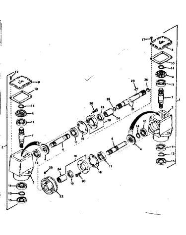 Right angle drive - right and left hand