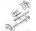 Craftsman 13196712 gear reduction and differential diagram