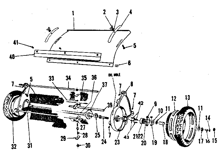 Sweeper unit assembly