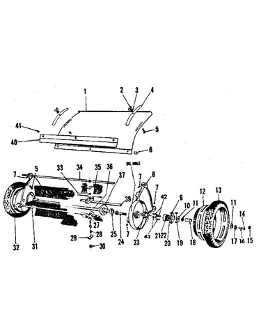 Sweeper unit assembly