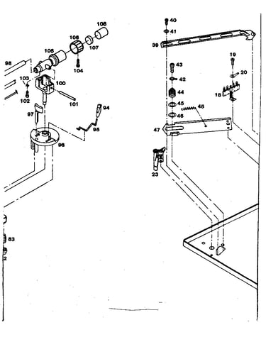 Main slide assembly