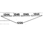 Sears 30864941 frame assembly diagram