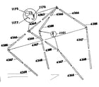 Sears 308771110 frame assembly diagram