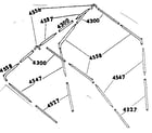Sears 308771380 frame assembly diagram