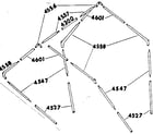 Sears 308771390 frame assembly diagram