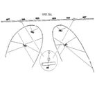 Sears 308771710 frame assembly-bow diagram