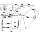 Sears 308771780 frame assembly diagram