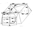 Sears 308771782 frame assembly diagram