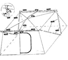 Sears 308771850 frame assembly diagram