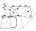Sears 308771860 frame assembly diagram