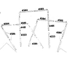 Sears 308772111 frame assembly diagram