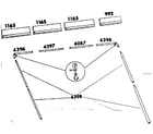 Sears 30878252 frame assembly diagram