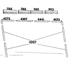 Sears 308782521 frame assembly diagram
