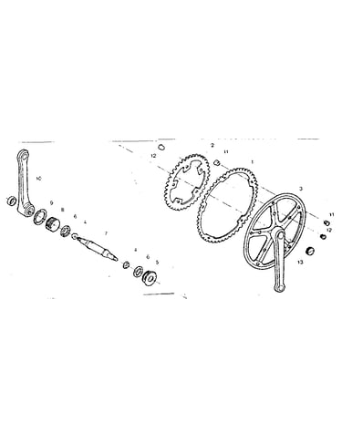 Chain wheel assembly