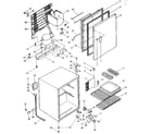 Kenmore 5648932520 cabinet parts diagram