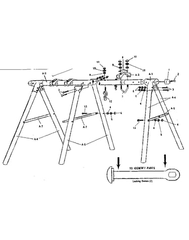 A-frame hardware bag #93667