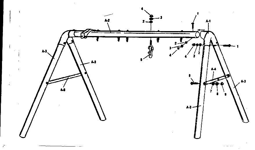 A frame hardware bag 93608