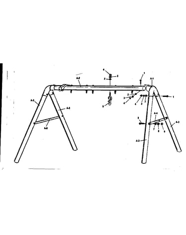 A frame hardware bag 93608