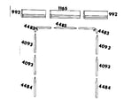 Sears 308772620 frame assembly diagram