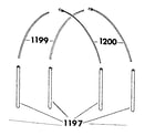Sears 308773030 frame assembly diagram