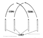 Sears 308773090 frame assembly diagram