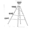 Sears 308774031 frame assembly diagram