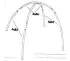 Sears 308774050 frame assembly diagram