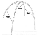 Sears 308774060 frame assembly diagram