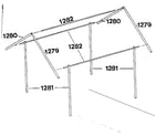 Sears 308774180 frame assembly diagram