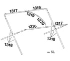 Sears 308774190 frame assembly diagram