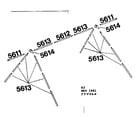 Sears 308774420 frame assembly diagram