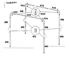Kenmore 306786372 canopy parts diagram