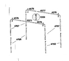 Sears 308776671 frame assembly diagram