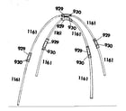 Sears 308781660 frame assembly diagram