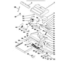 Kenmore 1758155280 nozzle and motor assembly diagram