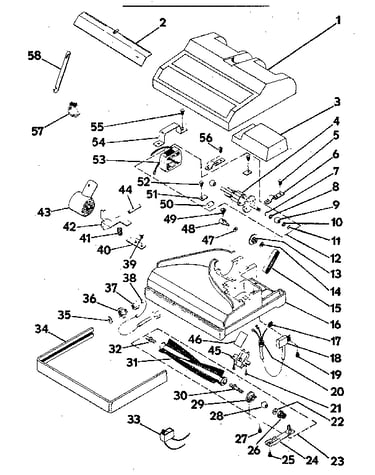 Nozzle and motor assembly