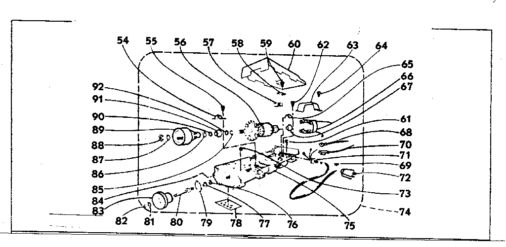 Motor and pump assembly