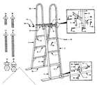 Sears 167421400 replacement parts diagram