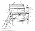 Sears 167428900 frame assembly diagram