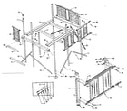 Sears 167429480 frame assembly diagram