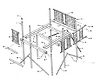 Sears 167429481 frame assembly diagram