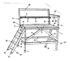 Sears 167429580 frame assembly diagram
