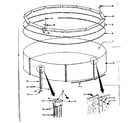 Sears 167454680 replacement parts diagram