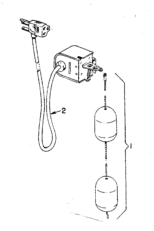 Mechanical switch cable and float assembly