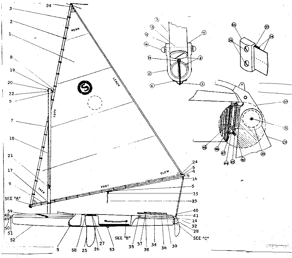 Surwind sailboat