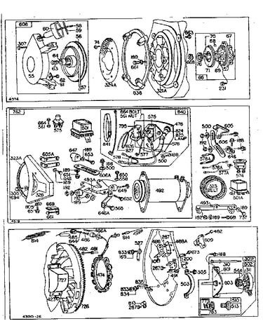 Rewind starter and electric starter generator
