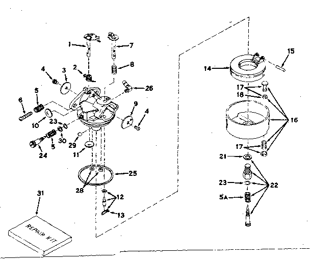 Carburetor no. 631144